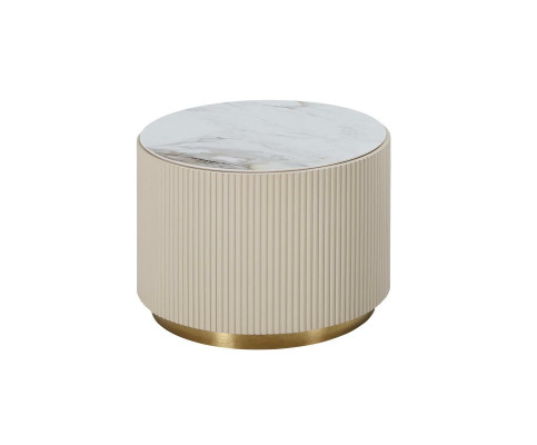 Luxus Rundtisch Holz Moderne Design Beige Luxus Möbel Wohnzimmer Runde Tisch Neu