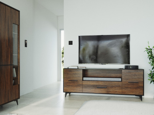 Side Low Schrank Regal Luxus Wohn Zimmer Board Design rtv tv Anrichte Kommode