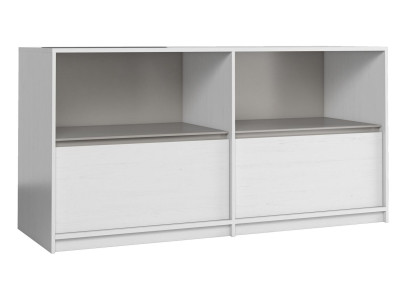 Kommode Schrank in verschiedenen Farben 2 Schubladen Anrichte Highboard Kommoden