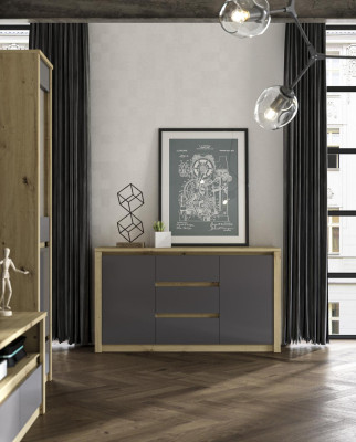 Möbel Holz Schränke Sideboard Kommoden Massive Kommode Anrichte Schrank Neu