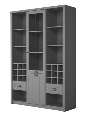 Vitrinen Kommodenschrank Schrank Holz Möbel Handarbeit Kommode Vitrine Kommoden