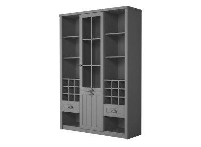 Vitrinen Kommodenschrank Schrank Holz Möbel Handarbeit Kommode Vitrine Kommoden