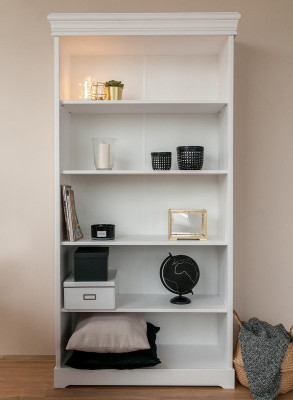 Klassisch Regal Wohnzimmer Schränke Holz Regale Bücherschrank Landhaus Stil