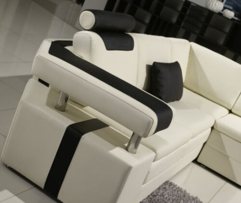 Designer Wohnzimmer Ecksofa Couch Polster Sitz Ecke Garnitzur