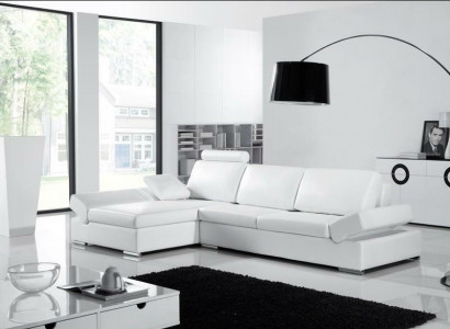 Ecksofa Sofa Deko Couch Polster Wohnlandschaft Leder Eck Sofas Garnitur