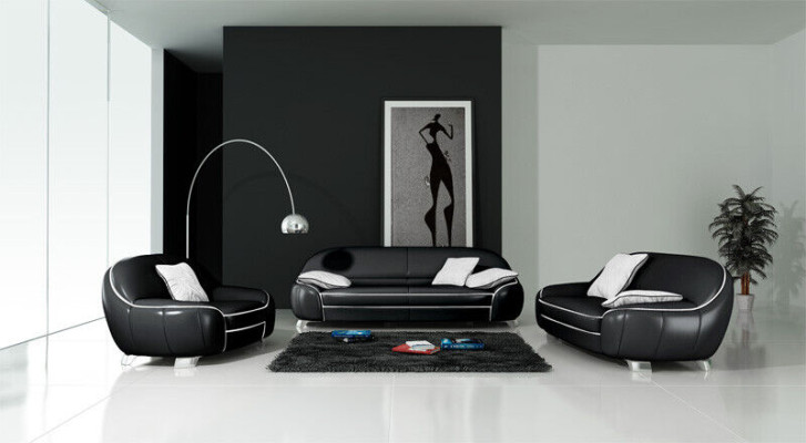 Sofagarnitur 3+1+1 Sitzer Sofa Sitz Couch Polster Garnitur Moderne Couchen