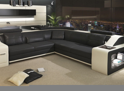 Ecksofa Sofa Polster Couch Wohnlandschaft L Form Couchen Sofas