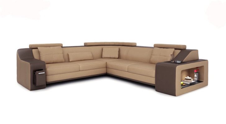 Ecksofa Sofa Polster Couch Wohnlandschaft L Form Couchen Sofas