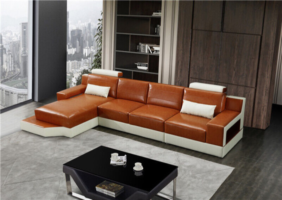 Garnitur L Form Couchen Sofa Wohnlandschaft Exclusive Wohnzimmer