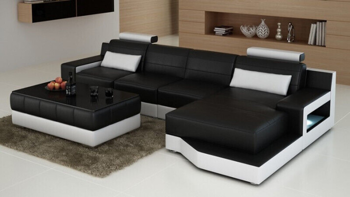 Garnitur L Form Couchen Sofa Wohnlandschaft Exclusive Wohnzimmer