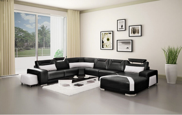Wohnlandschaft U Form Sofa Eckgarnitur Eckcouch Ecksofa Couch Garnitur