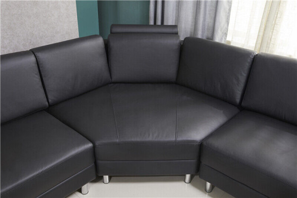Ecksofa U Form Sofa Couch Polster Ecksofa Wohnlandschaft Ledersofa
