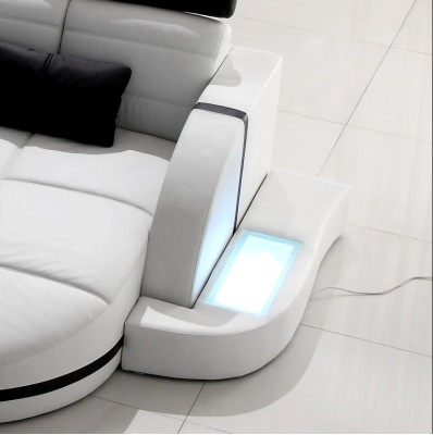 Ecksofa Ledersofa Big XXL U Form Wohnlandschaft Sofa Couch Garnitur Sofas EckeEcksofa 