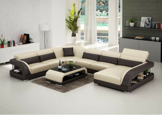 Sofa Couch Wohnlandschaft Eckgarnitur Ecksofa Polster Garnitur Sofas