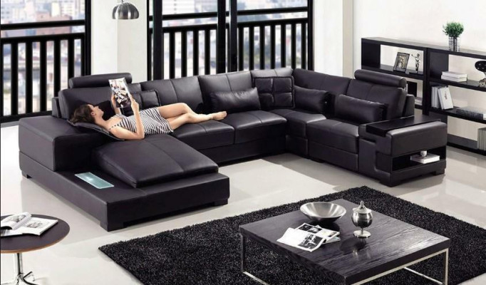 Sofa Wohnlandschaft U Form Ecksofa Couch Garnitur Polster Ecksofa Neu