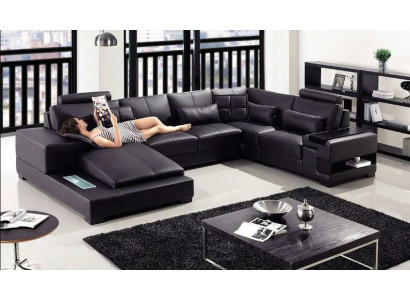 Sofa Wohnlandschaft U Form Ecksofa Couch Garnitur Polster Ecksofa Neu