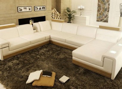 Ledersofa Couch Sofagarnitur Ecksofa Eck Garnitur Design Modern Sofa