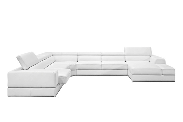 Relax Wohnlandschaft U Form Ecksofa Couch Sofa Ledersofa Garnitur