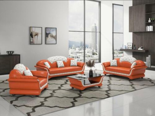 Komplett Set Sofagarnitur 321 Sitz Couchtisch Designer Wohnlandschaft 4tlg. Neu