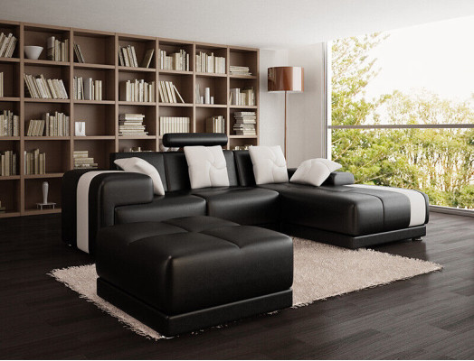 Eckcouch Eckgarnitur L Form Sofa Ecksofa Garnitur Dekorative Polster Couch