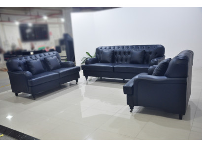 Chesterfield Sofa Leder Sofagarnituren Elegant Luxus Wohnzimmer Modern Design