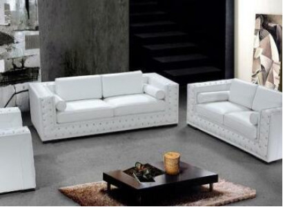 Ledersofa Couch Wohnlandschaft 3+2+1 Sitzer Sofa Garnitur Design Dekor Neu