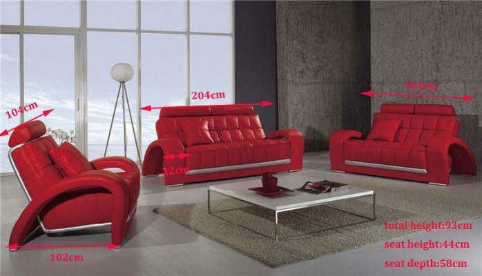 Sofagarnitur 3+2+1 Sitzer Set Design Sofas Polster Couchen Leder Modern