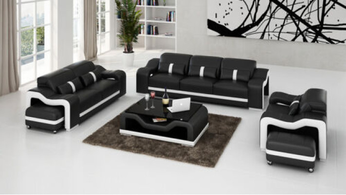 Sofagarnitur 311 Sitzer Set Design Sofas Polster Couchen Relax Leder