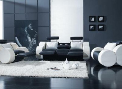 Sofagarnitur Garnituren Set Design Sofas Polster Leder 311 Sitzer Couchen