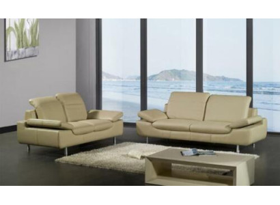 Sofagarnitur Sofa Couch Ledersofa Sitz Polster Garnituren Sofas 3 1 Sitz