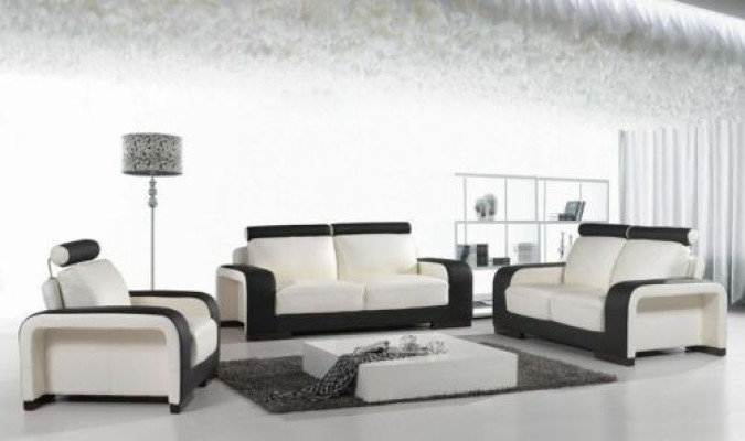 Design Sofagarnitur Couchen Sofas Polster 311 Sitzer Garnituren Set Leder