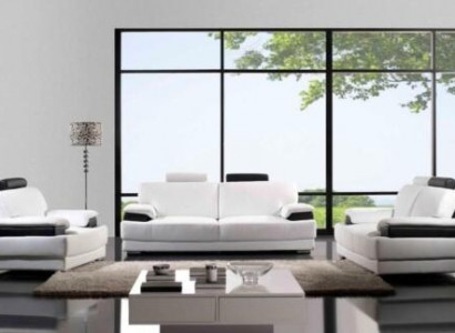 Sofa Sofagarnitur Ledersofa Couchen Sitzer Set Sofa Polster Couch 3tlg Sessel