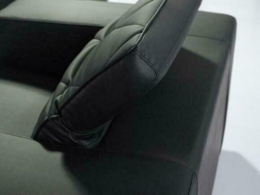 Ledersofa Wohnlandschaft 3+2 Sitzer Garnitur Design Modern Sofa Leder