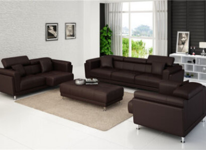 Design Couchen Sofas Polster 311 Sitzer Sofagarnitur Set Leder Sofa