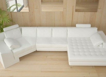 Designer Wohnzimmer Ecksofa Couch Polster Sitz Ecke Garnitzur Ledercouchen