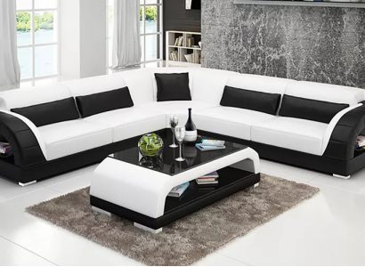 Ledersofa Design Wohnzimmer Couchen Günstige Polster Möbel Sitzgarnitur Sofa Neu