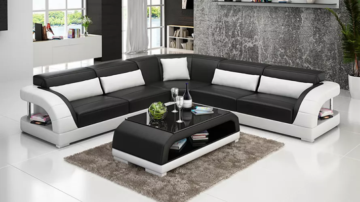 Ledersofa Design Wohnzimmer Couchen Günstige Polster Möbel Sitzgarnitur Sofa Neu