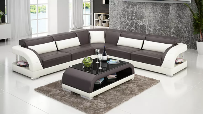 Ledersofa Design Wohnzimmer Couchen Günstige Polster Möbel Sitzgarnitur Sofa Neu