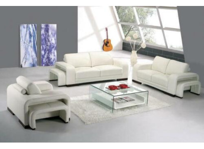Dreisitzer Sofa Couch Polster Designer 3er Sofas Couchen Leder Textil Stoff