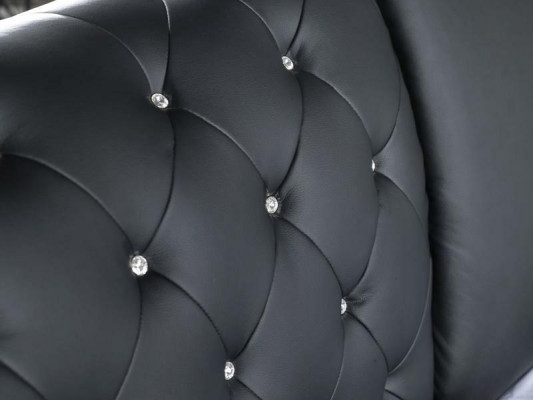 Chesterfield Bett Design Klassische Betten Doppel Leder Polster Schlafzimmer