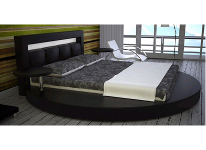 Rundes Bett Rund Design Betten Leder Hotel Doppel Gestell Luxus Schlaf