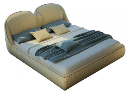 Design Betten Leder Bett Doppel Luxus Ehe Modernes Hotel Gestell Schlaf