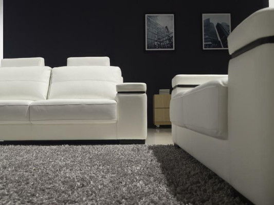 Sofa 3 Sitzer Design Sofas Polster Moderne Couchen Leder Relax Dreisitzer