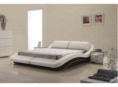 Luxus Leder Design Polster Betten Doppel Modernes Bett Ehe Deko Exclusiv