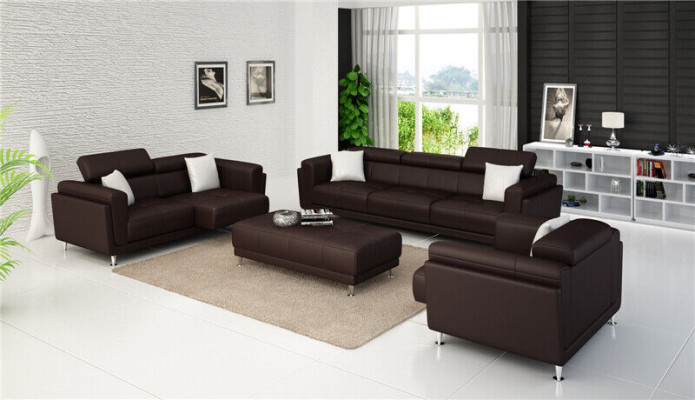Garnituren Design Couchen Sofas Polster 32 Sitzer Sofagarnitur Set Leder Sofa