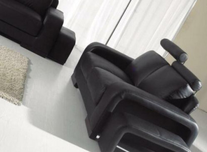 Zweisitzer 2 Sitzer Sofa Couch Polster Couchen Sofas mit Hocker Garnitur