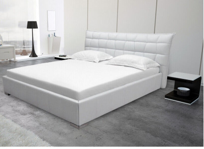 Leder Design Bett Doppel Betten Luxus Ehe Modernes Hotel Gestell Schlaf