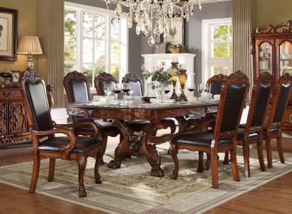 Möbel Tisch 6x Stuhl Sets Esszimmer Garnitur Holz Komplett Barock Rokoko