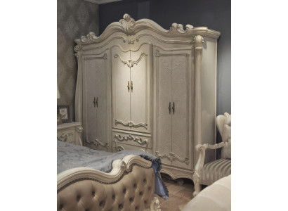 Klassischer Antik Stil Kleiderschrank Schrank Holz Garderobe Schränke