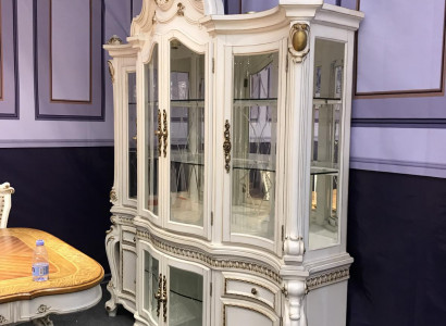 Vitrine Schrank Vitrinen Deko Wohnzimmer Schau Schränke Barock Design